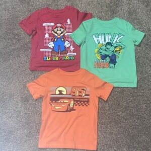 Jumping Beans Boys 6 Pair Shirt Bundle Size 5